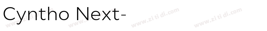 Cyntho Next字体转换 Cyntho Next字体转换